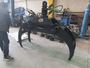 Fixation de grappin à bois avec pompe à moteur et engrenage pour excavateur 20 tonnes-pumax Pmx 200 - Product Image 2