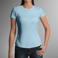 Kaos Polos Wanita dalam Warna Menarik dengan Layanan Cetak Kustom Kain Denim/Flanel Ramah Lingkungan Kustomisasi Penuh