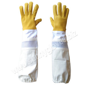 Guante protector de abeja de cuero de vaca, alta calidad - Product Image 3