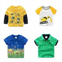 T-shirt manches courtes et col rond pour enfants, en coton, blanc, de haute qualité, pour garçons, bon marché, vente en gros, 2021, collection 100%