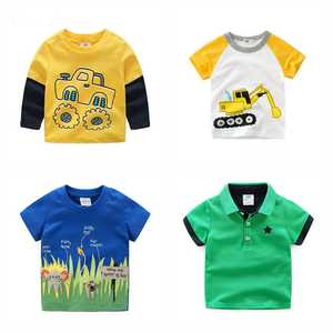 Camisetas de manga corta para niños, ropa lisa de cuello redondo de algodón de alta calidad, 2021, venta al por mayor, precio barato, 100% - Product Image 6