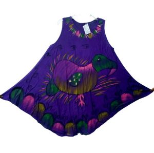 Kaftan en Rayonne/Polyester/Viscose à Prix Raisonnable, Fournisseur d'Usine, Imprimé Brossé, Ample pour Femme, Plage, Standard Îles d'Asie-Pacifique - Product Image 6