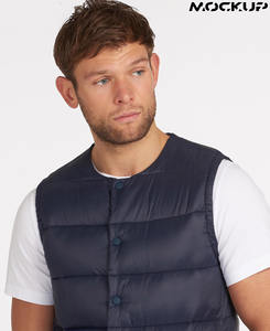 Chaleco de Invierno para Hombre, Precio Económico, Material de Poliéster Transpirable, Diseño Sólido, Ropa Exterior Masculina al por Mayor - Product Image 4
