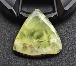 Yellow Prehnite Cabochon Unique <b>Pattern</b> Bio Color Prehnite Gemstone For Jewelry Custom Shape and Size Wholesale Yellow Prehnite - Product Image 3