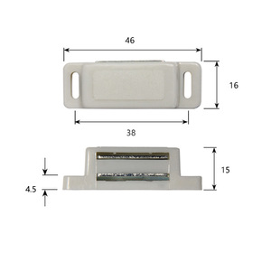 TOPCENT magnetico di alta qualità serratura della porta armadio cassetto magnetico fermo hardware cabinet magnete - Product Image 5