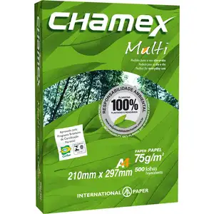 100% 清洁双A4 80g廉价复印纸/Chamex Papel Paperone A4复印纸信纸尺寸80gsm