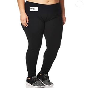 Mallas de algodón para mujer, con curvas cómodas, para un ajuste impecable, gran valor diario, cintura flexible cómoda - Product Image 1