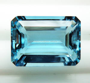 Piedra preciosa Aguamarina de corte Rectangular, Color azul, forma múltiple, corte facetado, aguamarina Natural para la fabricación de joyas, precio al por mayor - Product Image 4