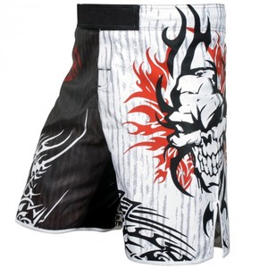 4-WAY STRETCH WOVEN FABRIC 300G 100% POLYESTER DIGITAL PRINT CUSTOM MMA <b>GRAPPLING</b> TRAINING <b>SHORTS</b> - Product Image 5