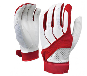 NEW design batting gloves red/ Batting gloves baseball / Batting gloves for adults - Product Image 4