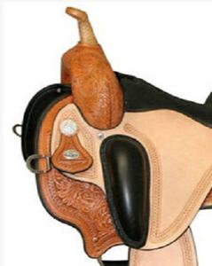 Selle occidentale d'obstacle en cuir de haute qualité, pour cheval - Product Image 3