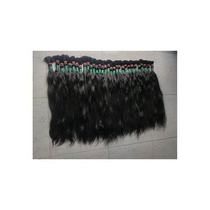 Pelucas y extensiones de cabello humano real indio Remy de alta calidad Suministro directo de India - Product Image 1