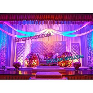 ฉากหลังงานแต่งงานแบบมีแผ่นรอง ฉากตกแต่งงานเลี้ยงฉลองสมรส ฉากตกแต่งงานแต่งงานแบบอินเดีย ฉากตกแต่งงานอีเว้นท์ในออสเตรเลีย - Product Image 1