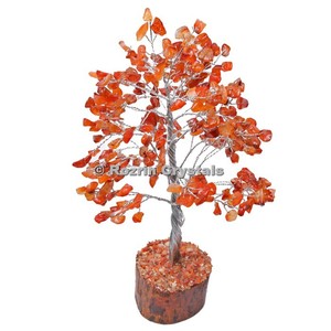 <b>Top</b> Exporter Carnelian Wire 300 Chips <b>Crystal</b> wire Tree in India - Product Image 1
