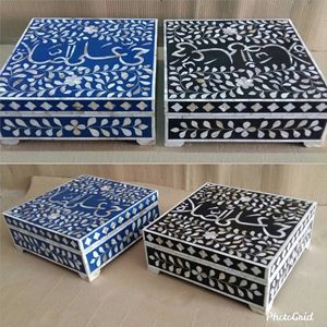 Nouveau plateau de service en incrustation de nacre Style animal poli artisanat naturel pour le golfe UAE Dubaï - Product Image 4