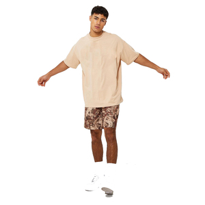 ชุดฤดูร้อนของผู้ชาย,เสื้อยืดขนาดใหญ่พิเศษกางเกงขาสั้นที่ระเหิดพิมพ์ลายพร้อมพิมพ์โลโก้ที่กำหนดเองปี2022 - Product Image 1