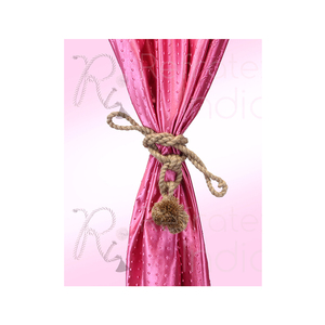 Cortina de yute de diseñador, Tieback - Product Image 1