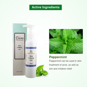 Gel de traitement de l'acné à base de plantes à la menthe poivrée pour peaux grasses/combinaison, visage et nez, refroidissant, boutons éclatants - Product Image 4