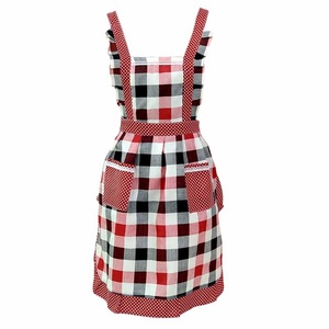 Tablier long en coton biologique, couleur noire, pour fabrication indienne certifié, vente en gros, 100% - Product Image 3