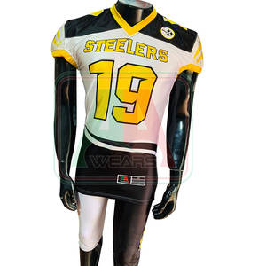 2026 personalizado fútbol americano Jersey práctica pantalones conjuntos último diseño sublimación jóvenes desgaste uniformes de talla grande venta para hombres - Product Image 3