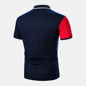 เสื้อโปโลผ้าฝ้ายแบบพอดีตัวสำหรับผู้ชาย,เสื้อโปโลเสื้อเชิ้ตลำลองพิมพ์ลายได้ตามต้องการสไตล์ปี100% สำหรับฤดูร้อน - Product Image 3