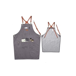 Delantal de cocina de lino para mujer, 100% algodón orgánico, certificado GOTS - Product Image 5