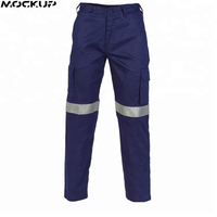 Pantalon de travail cargo en coton bleu marine pour homme, dernier design, avec propriétés antistatiques et anti-rayonnement, couleur personnalisable