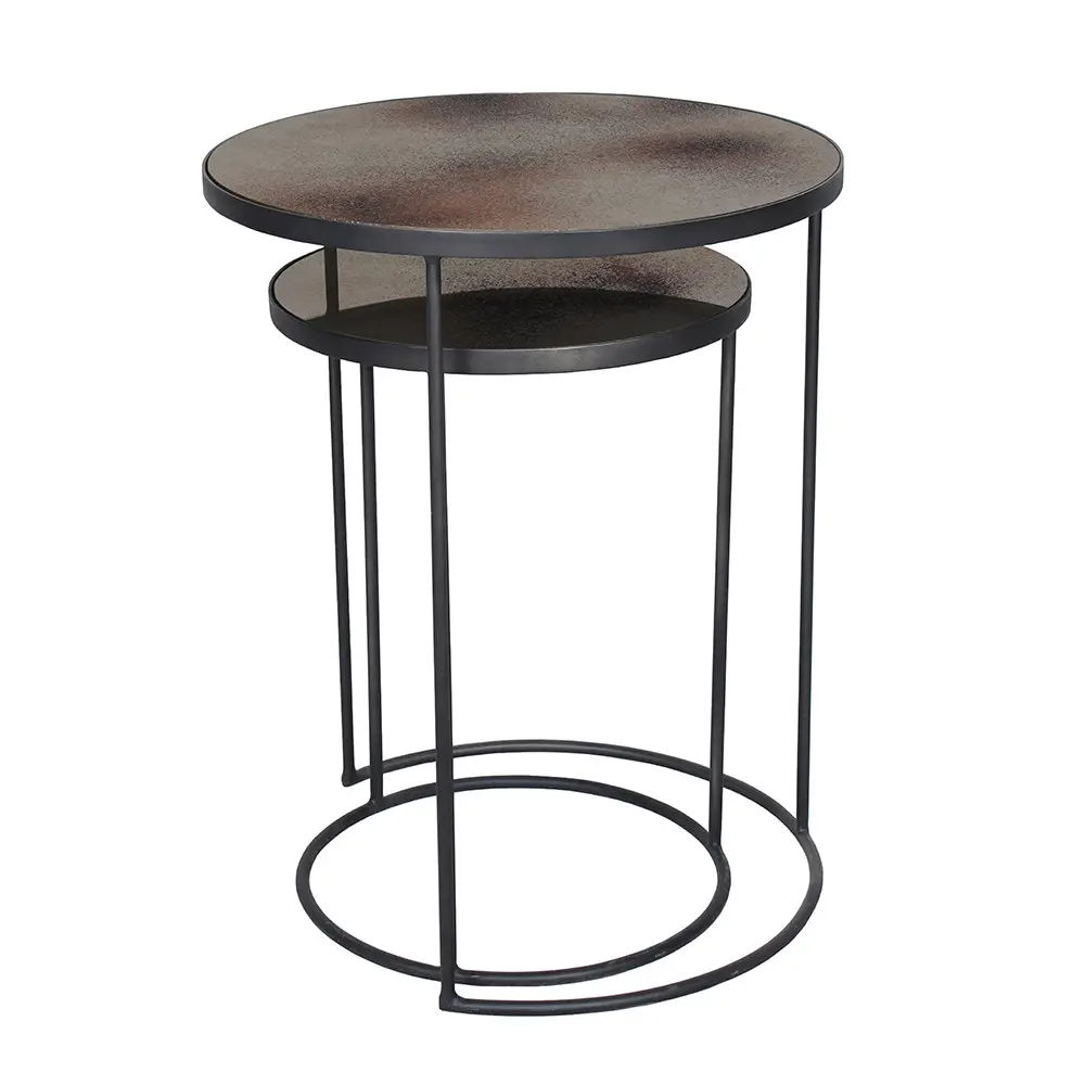 Amazing C Type Wrought Iron Table Coffee Table Wooden Top Living Room Home Decoration Customized Size Bulk Quantity