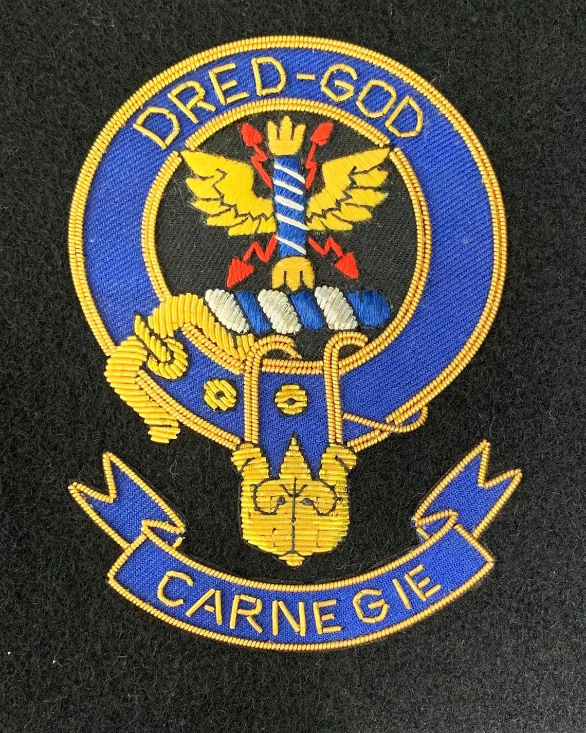 Carnegie Scottish Clan Embroidered Crest 171