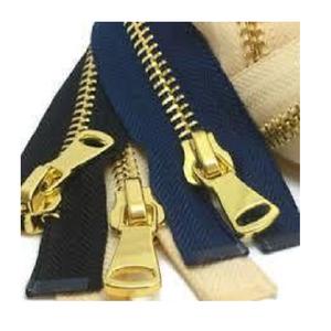 Fabricants de fermetures éclair, fermeture éclair métallique à extrémité ouverte avec de grandes dents pour sacs - Product Image 1