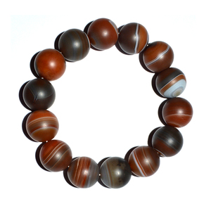 Supplier of Red Banded Agate Round <b>Bracelets</b> : Red Banded Agate Round Braceletss for Sale - Product Image 1