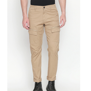 New Arrival Multi Pockets Cargo Pants Plain <b>Elastic</b> <b>Waist</b> Lightweight Breathable Trousers For Men - Product Image 1