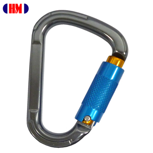 UIAA CE Certified Triple Lock Taiwan 25kN Rock Climbing Carabiner Made Of Aluminum - Product Image 1