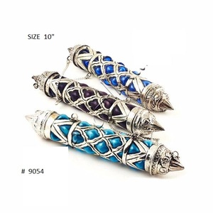 Recipiente de letras grabado religioso hecho de cobre y latón tallado decoración navideña - Product Image 4