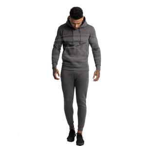 Survêtement personnalisé de qualité supérieure pour hommes, ensembles de jogging pour la saison d'hiver, 100% coton, survêtement à fermeture éclair complète pour hommes - Product Image 2