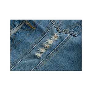 Blue Denim Vest Sleeveless Jean Jacket Waistcoat for Men With Customize Logo & Printing - Product Image 2