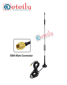 Antenne à ventouse magnétique à ressort 4G, antenne de Base à ventouse magnétique externe LTE avec câble RG-174, fabriquée en inde - Product Image 1