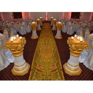 Pilier de mariage en Fiber de verre, colonne décorative, en FRP, blanc, pour mariage, 4 pièces, meilleur prix - Product Image 1