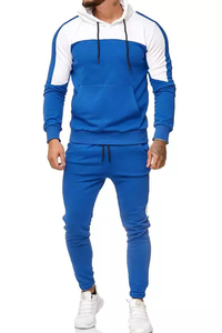Unisex High Quality Custom Logo Track Suit Winter Sports Sweatsuit Patchwork Training Tracks XL Jogger Set Side Stripes <b>Shorts</b> - Product Image 2