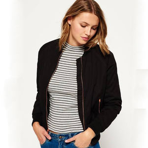 Femmes Casual Bomber Varsity Vestes - Product Image 2