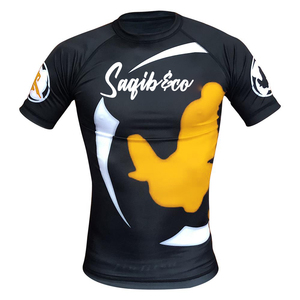 Custom Logo Manufacturer Sublimation Swimwear Printed Bjj Rashguard <b>Rash</b> <b>Guard</b> Long Sleeve MMA Shirts for <b>Men</b> - Product Image 3