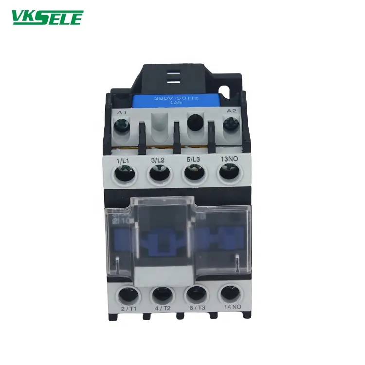 Power Contactor Types of Contactor China Supplier CJX2-25 25A 220VAC with Magnetic Contactor 3 Pole AC 220V Motor Control 9A-95A