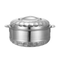 Vente en gros d'usine Articles de cuisine Vaisselle Grande casserole isotherme en acier inoxydable Réchaud alimentaire pour chapati roti