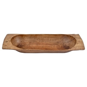 Cuenco de masa de madera marrón, vajilla, mesa de comedor, cuenco decorativo para servir, cuenco de masa de madera de mesa de alta calidad - Product Image 1