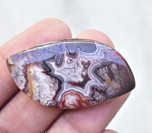 Crazylace พลอยโมราทรงหลังเบี้ย,แหวนอาเกตลูกไม้บ้าทรงหลวมแหวนอาเกตลูกไม้ - Product Image 4