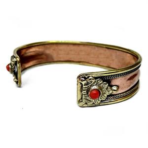 Om Namah Shivaya Religious Vintage <b>Copper</b> & Brass Cuff <b>Bracelet</b> for Unisex Wedding & Party Occasions - Product Image 6