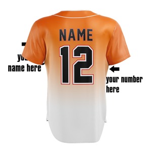 Maillot de Baseball par Sublimation, de haute qualité, Design à la mode, - Product Image 3