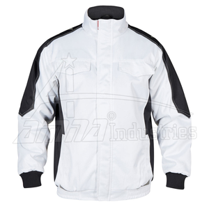 MOQ bajo Hombres Chaqueta de piloto Color sólido Invierno Cálido Chaqueta de piloto - Product Image 5