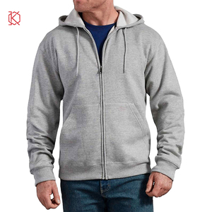 Winter Wholesale Men Custom <b>Fleece</b> Sweat Suits Zipper <b>Jacket</b> Sweatpants 20Pcs Custom Logo Men'S Hoodie Set Polyester/Cotton - Product Image 5