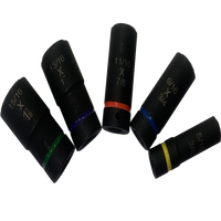 Juego de llaves de impacto hexagonales de tamaño doble CR-MO de Taiwán, juego de vasos profundos de 1/2 pulgada, marca ODM, acabado en fosfato negro para accesorios de poste